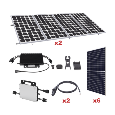 Kit completo Paneles Solarares para Interconexión